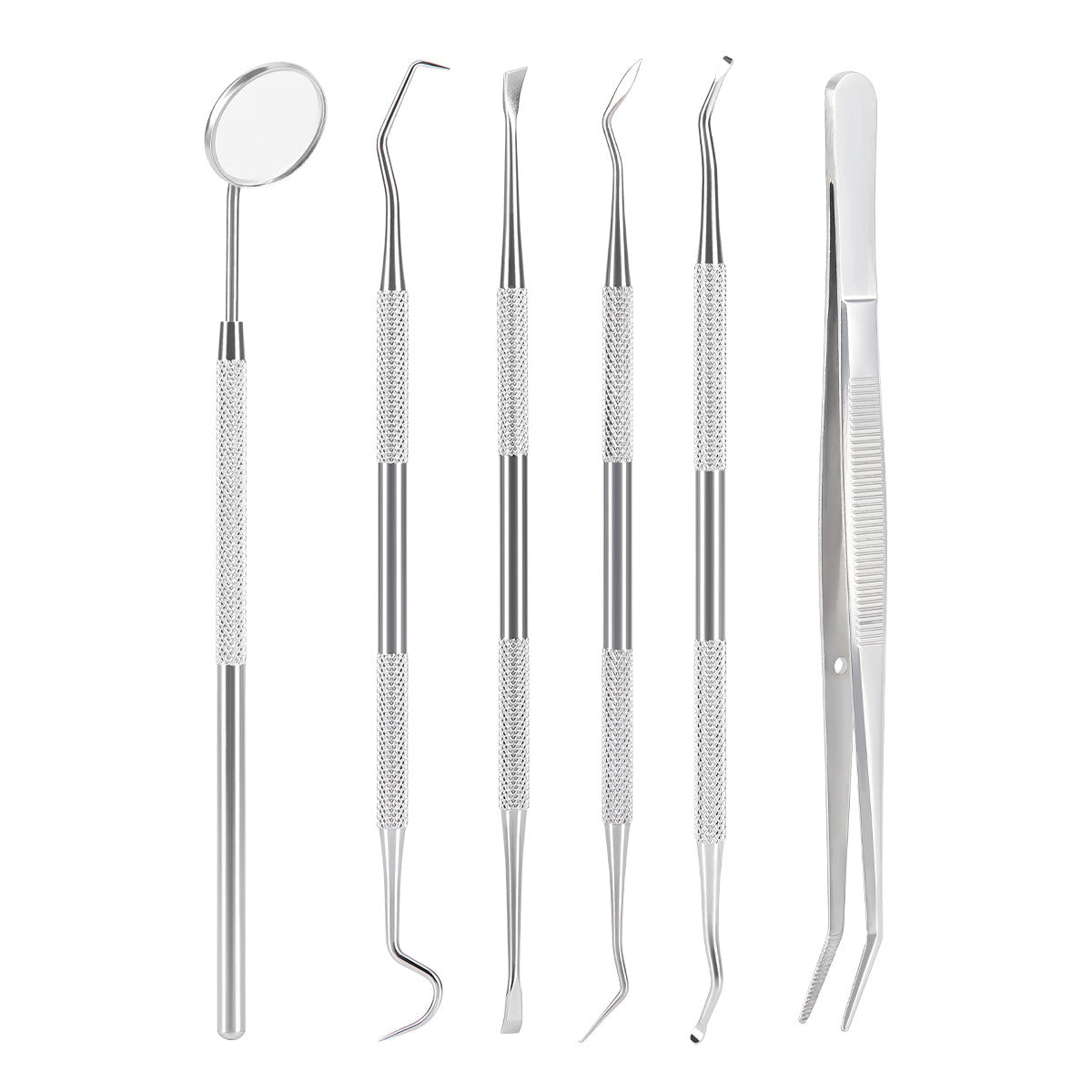 Dental Cleaning Tool Set Stainless Steel 6pcs/Set - azdentall.com