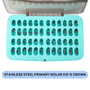 Dental Stainless Steel Kids Crown Primary Molar Temporary Crowns Kit 48pcs/Box - azdentall.com