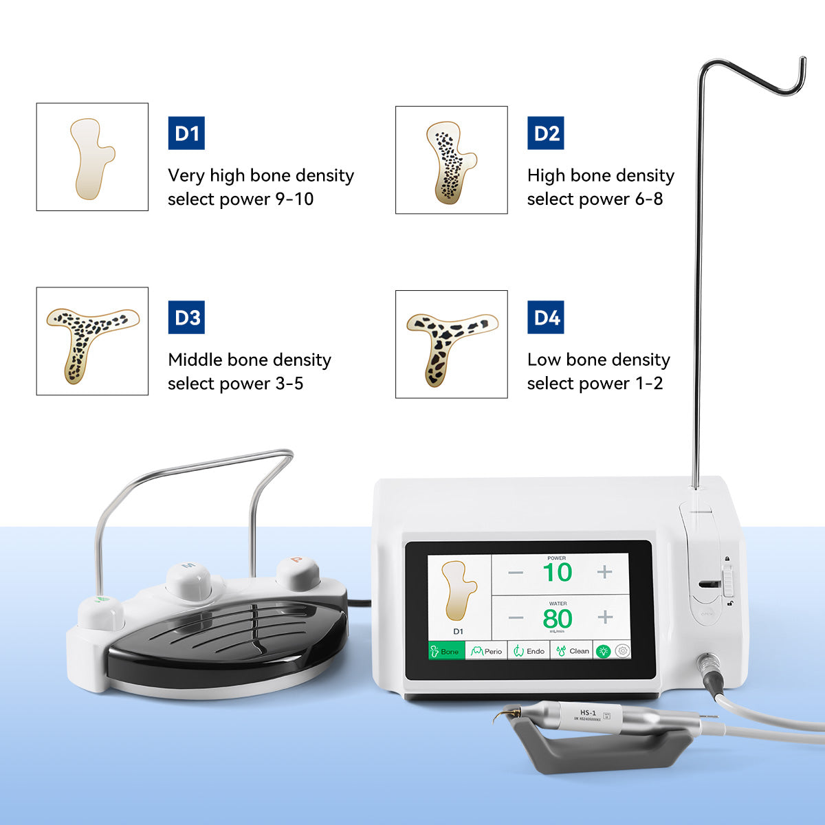 Dental Ultrasonic Bone Surgery Unit Piezo Surgery Bone Cutter - azdentall.com