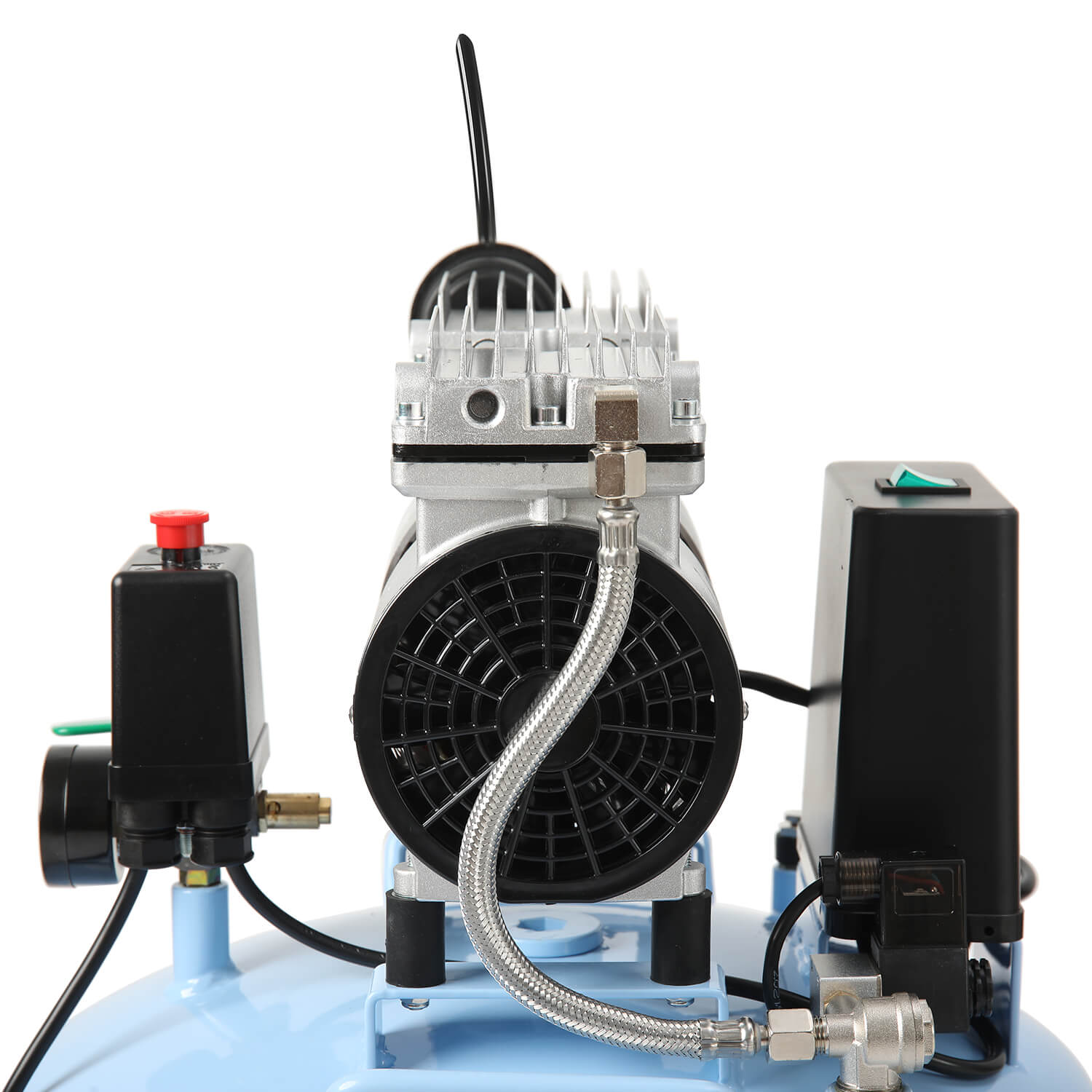 Dental Silent Oil Free Oilless Air Compressor 24L 600W 118L/min for 1PC Dental Chair - azdentall.com