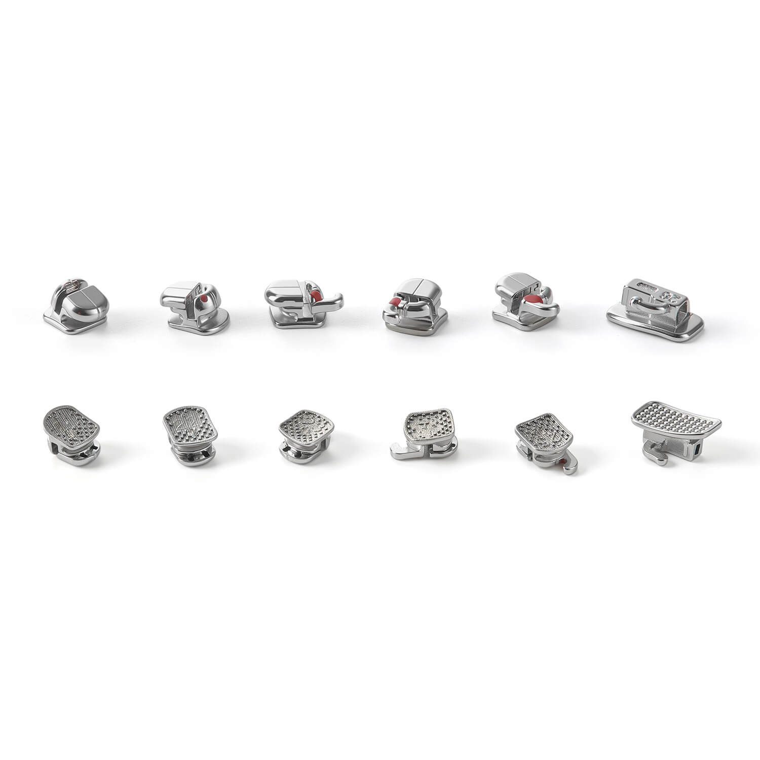 AZDENT Dental Self-Ligating Brackets Roth/MBT .022 Hooks 345 & Buccal Tubes 24pcs/Kit - azdentall.com