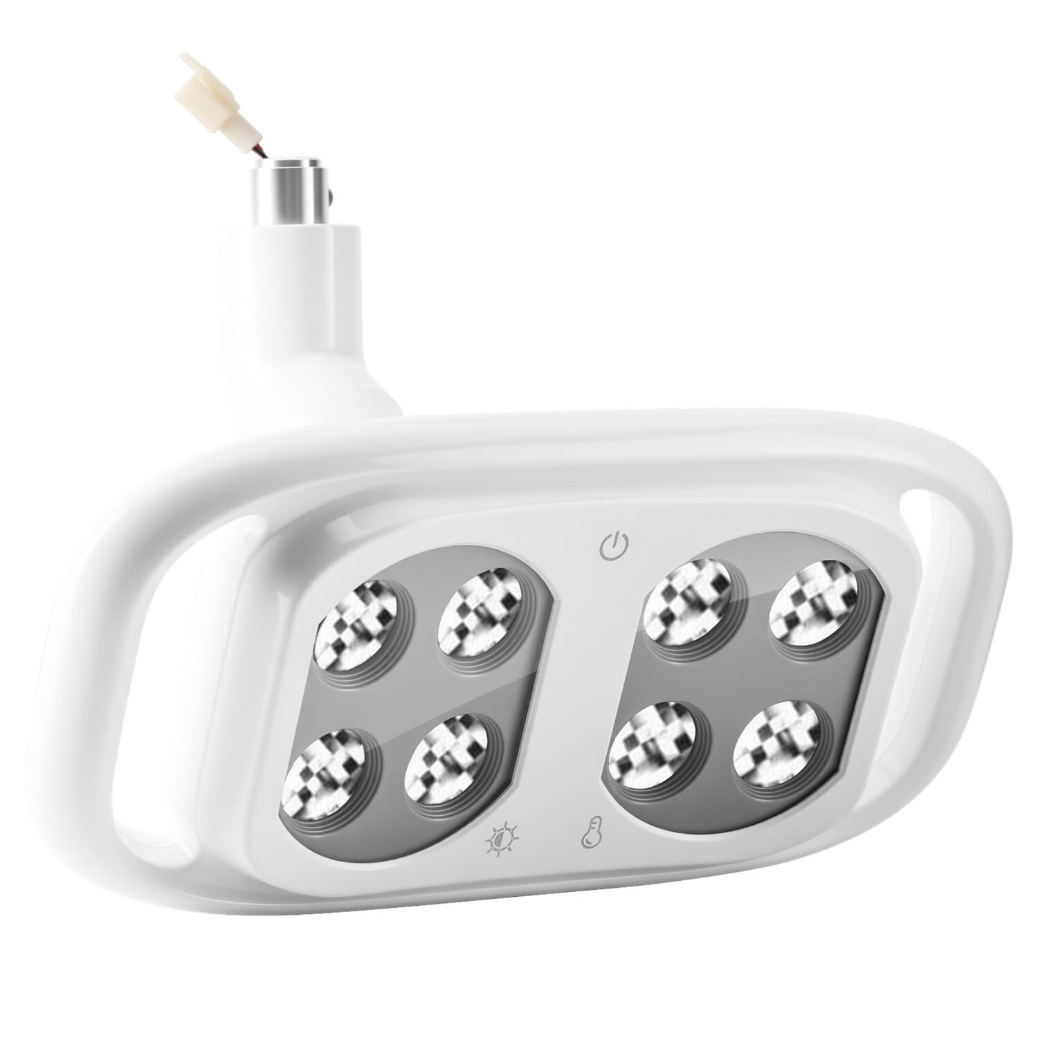 Dental LED Lamp Oral Light For Unit Chair 8 Lights 10W Dual-Color Adjustable - azdentall.com