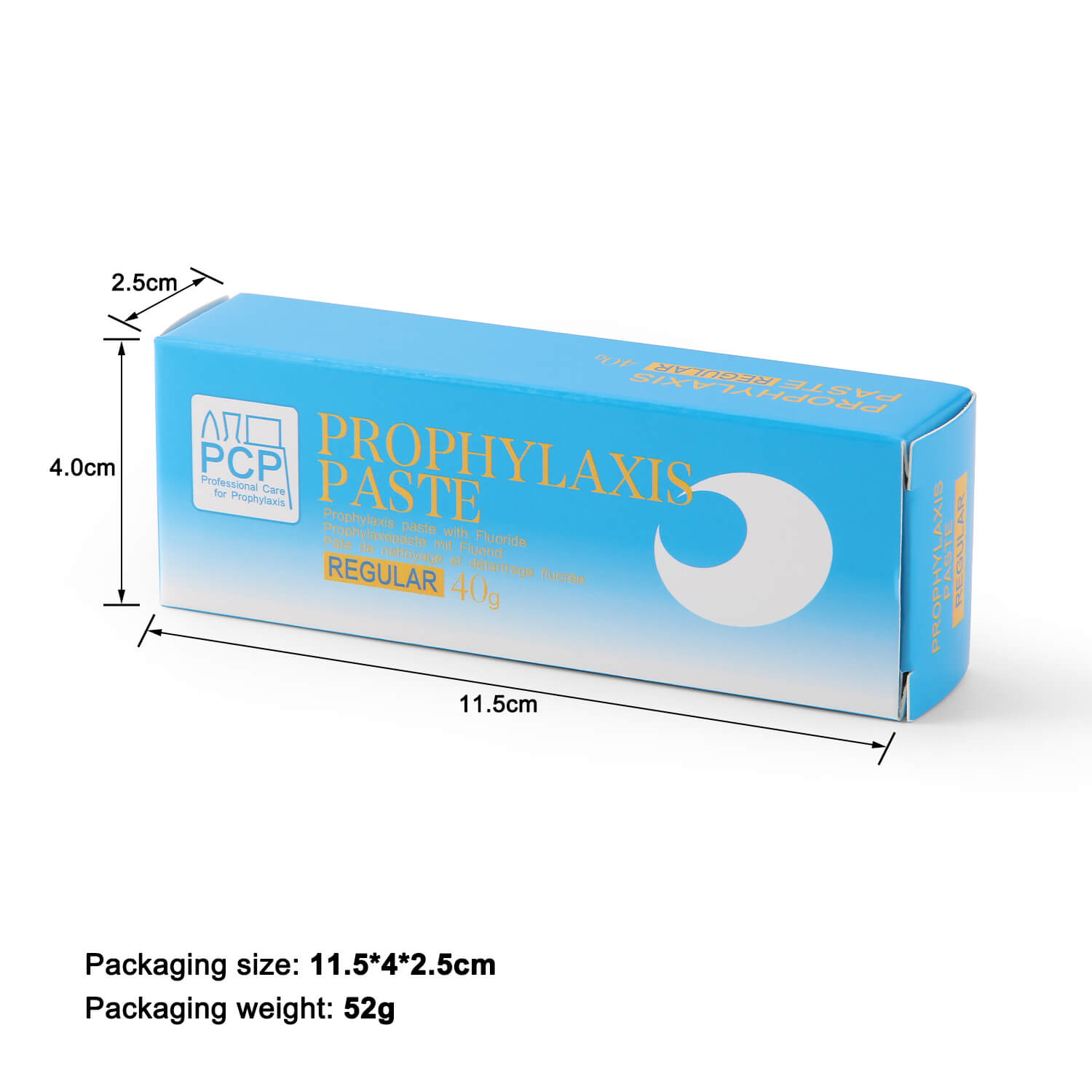 Dental Prophy Pastes 40g Tooth Whitening Polishing Paste Fine Regular Lemon/Mint
