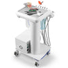 Portable Dental Mobile Cart Delivery Unit 4 Holes with Air Compressor Built-in ultrasonic scaler & Curing light - azdentall.com