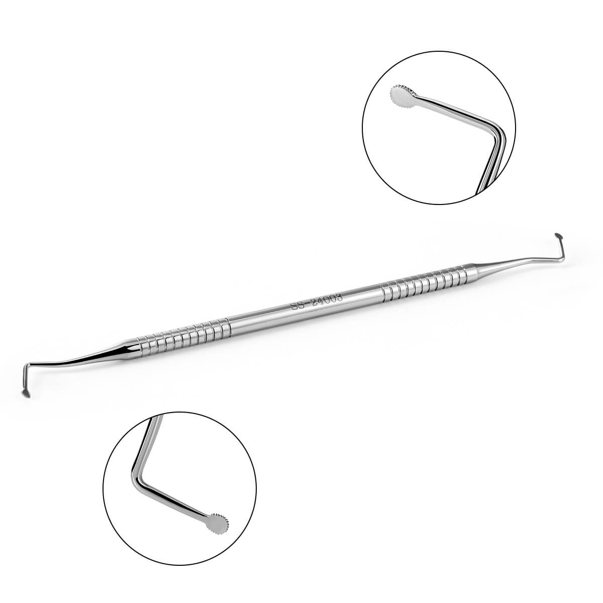 Dental Stainless Steel Cement Gingival Appliance Instrument Double Ended - azdentall.com