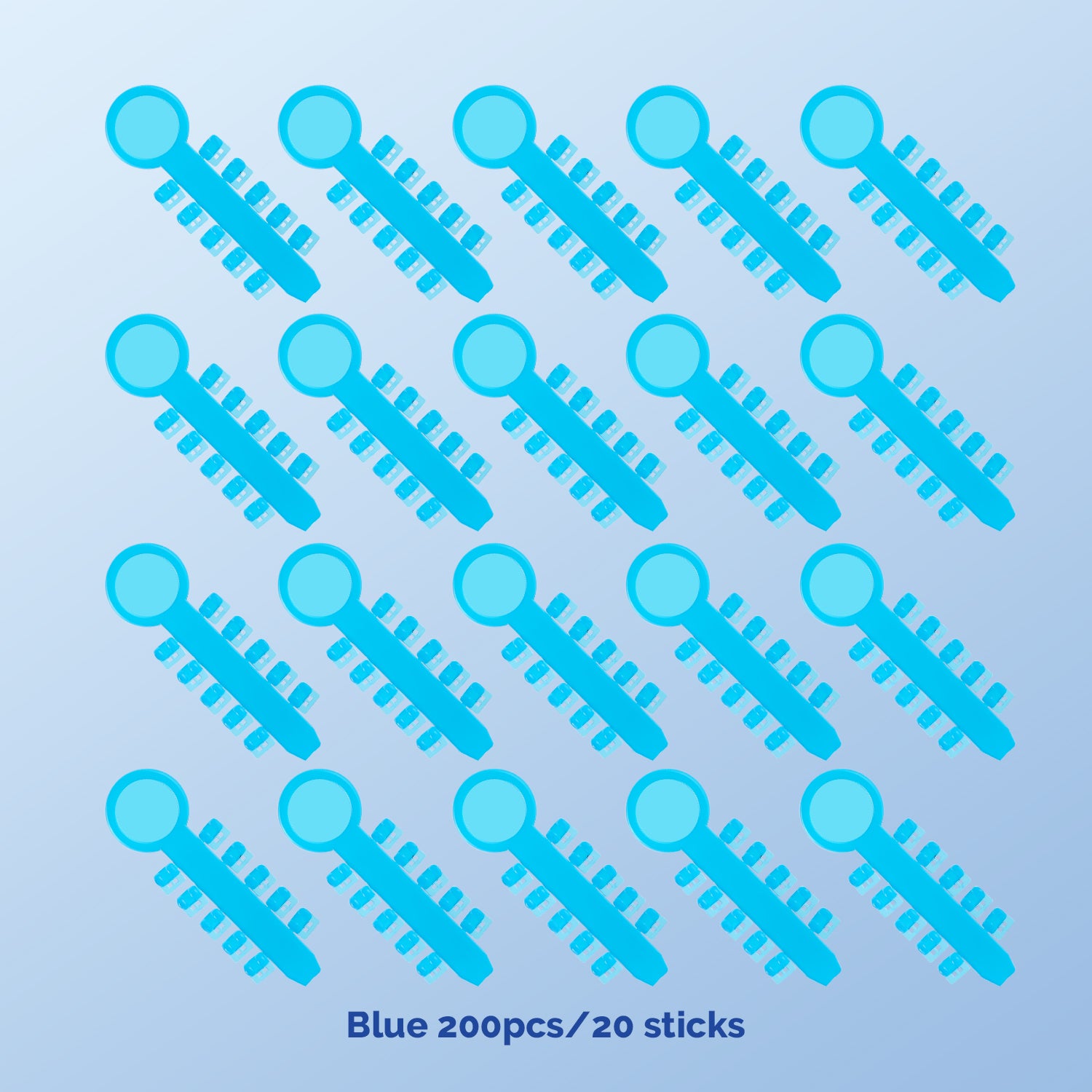 Dental Orthodontic Rotary Wedges Elastic Rotary Pads 200pcs/Pack