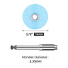 Dental Composite Finishing Polishing Discs 14mm 5/9" with Mandrel 40Pcs/Pack - azdentall.com