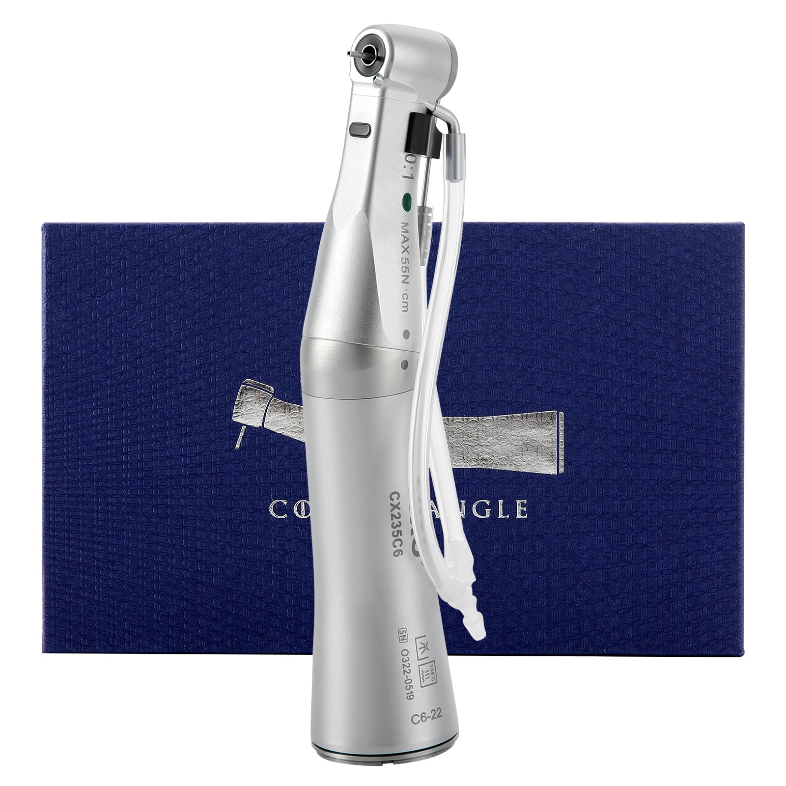 COXO Dental Low Speed Handpiece 20:1 Contra Angle Inner & External Channel For Implant With Fiber Optic CX235C6-22 - azdentall.com