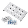 Dental Stainless Steel Rubber Dam Clamps Placement Board Restorative Tray Holder - azdentall.com