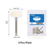 Dental Polishing Brush Wheel White Goat Hair/ Felt/ Cotton 5pcs/Bag - azdentall.com