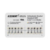 AZDENT PLUS Dental Metal Brackets Braces Standard MBT .022 Hooks 3-4-5 20pcs/Pack - azdentall.com