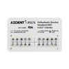 AZDENT PLUS Dental Metal Brackets Braces Standard MBT .022 Hooks 3 20pcs/Pack - azdentall.com