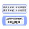 Dental Metal Monoblock Brackets Mesh Base Mini Roth/MBT 0.022" 345 Hooks 20pcs/Set - azdentall.com