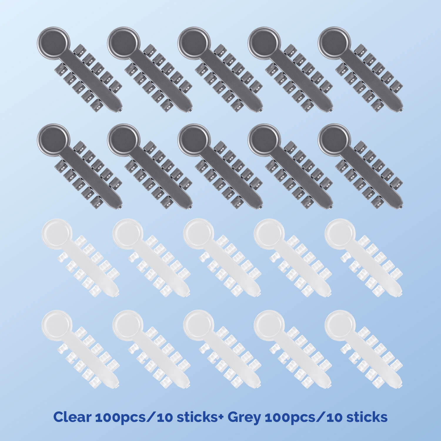 Dental Orthodontic Rotary Wedges Elastic Rotary Pads 200pcs/Pack - azdentall.com