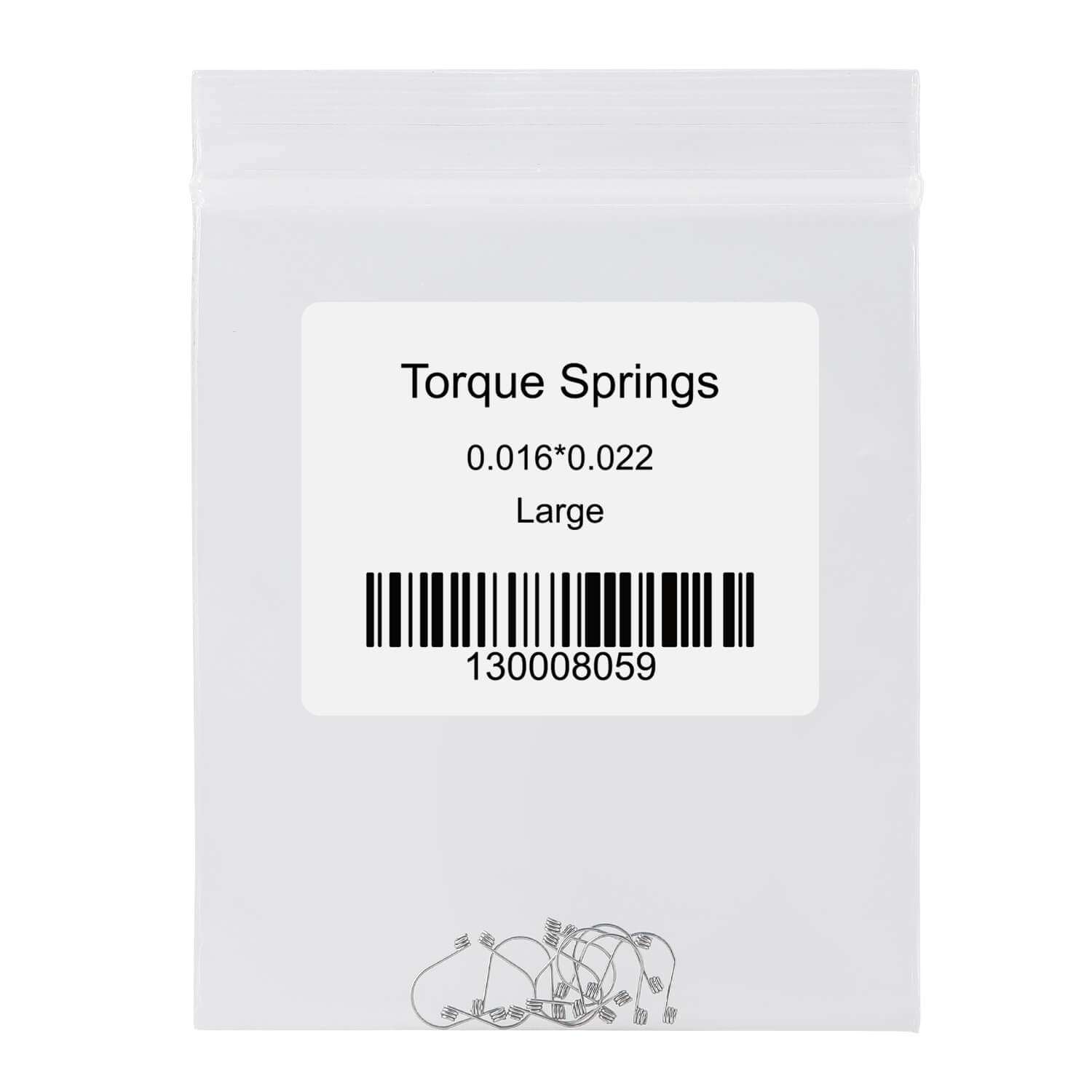 Dental Anterior Teeth Torque Rectangular Springs 0.016*0.022 Large 10pcs/Bag - azdentall.com