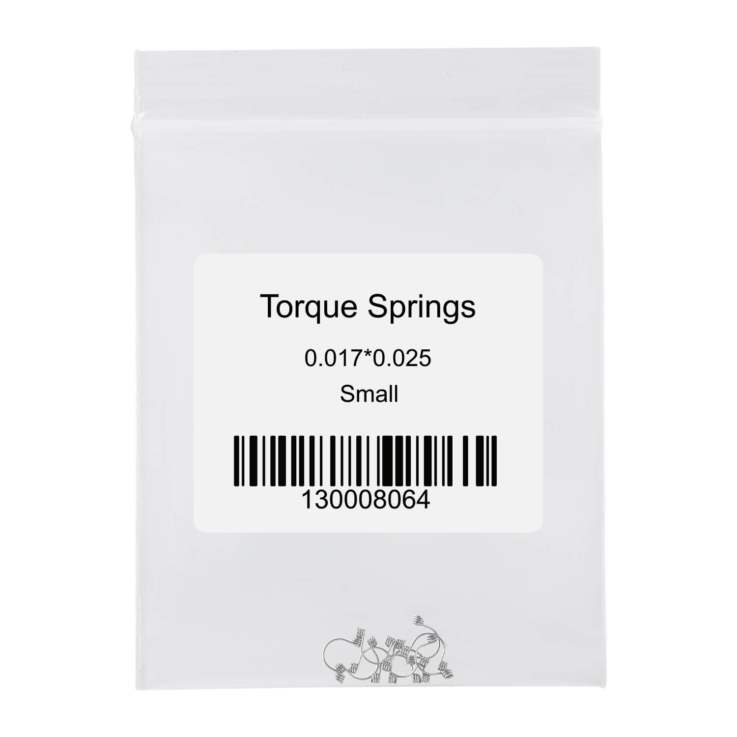 Dental Anterior Teeth Torque Rectangular Springs 0.017*0.025 Small 10pcs/Bag - azdentall.com