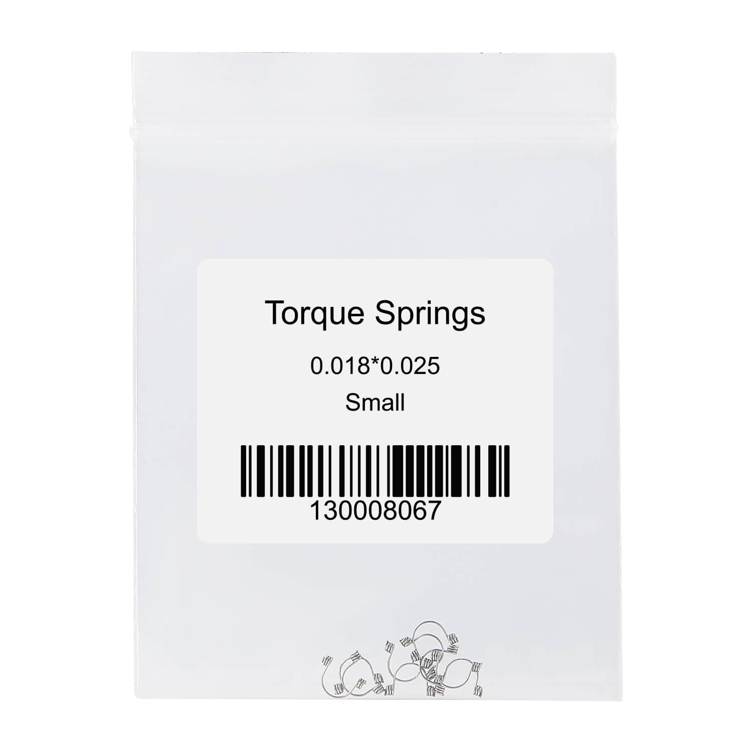 Dental Anterior Teeth Torque Rectangular Springs 0.018*0.025 Small 10pcs/Bag - azdentall.com