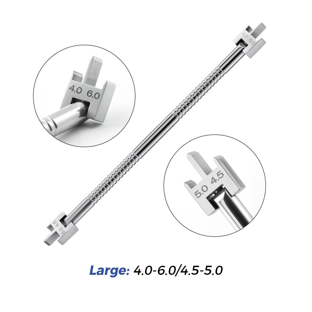 Dental Orthodontic Brackets Position Gauge Stainless Steel S/M/L 1PC - azdentall.com