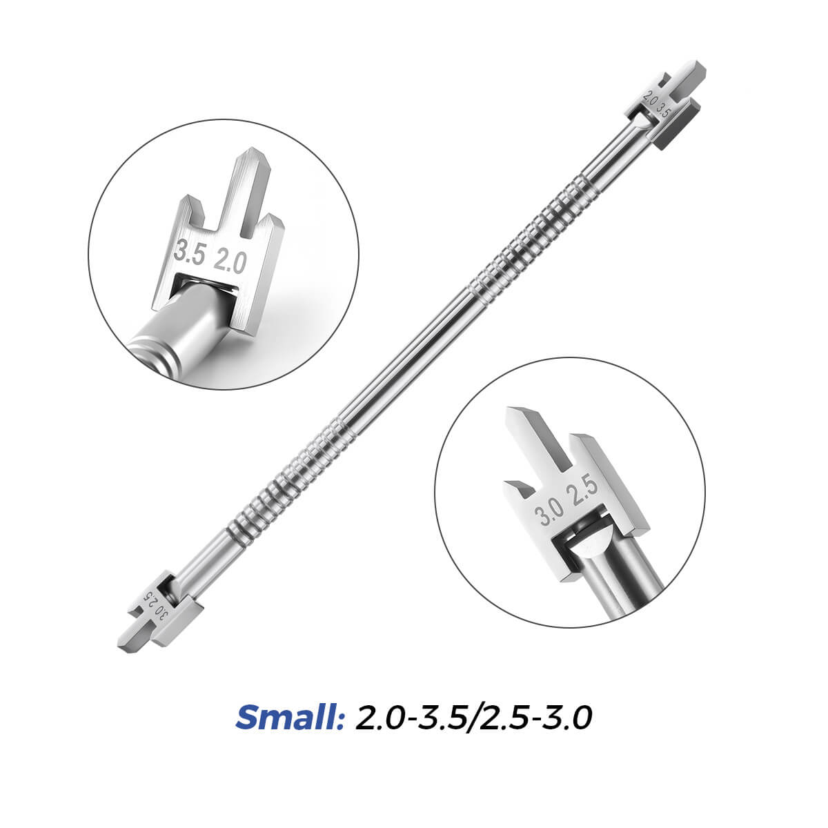 Dental Orthodontic Brackets Position Gauge Stainless Steel S/M/L 1PC - azdentall.com