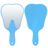 Dental Mouth Mirror Teeth Shaped Mirror Handheld Unbreakable Plastic - azdentall.com