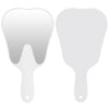 Dental Mouth Mirror Teeth Shaped Mirror Handheld Unbreakable Plastic - azdentall.com