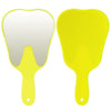 Dental Mouth Mirror Teeth Shaped Mirror Handheld Unbreakable Plastic - azdentall.com