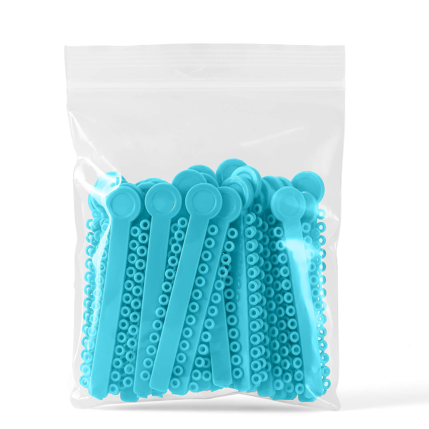 Dental Orthodontic Elastic Ligature Ties Regular 10 Colors 1040 Ties/Bag