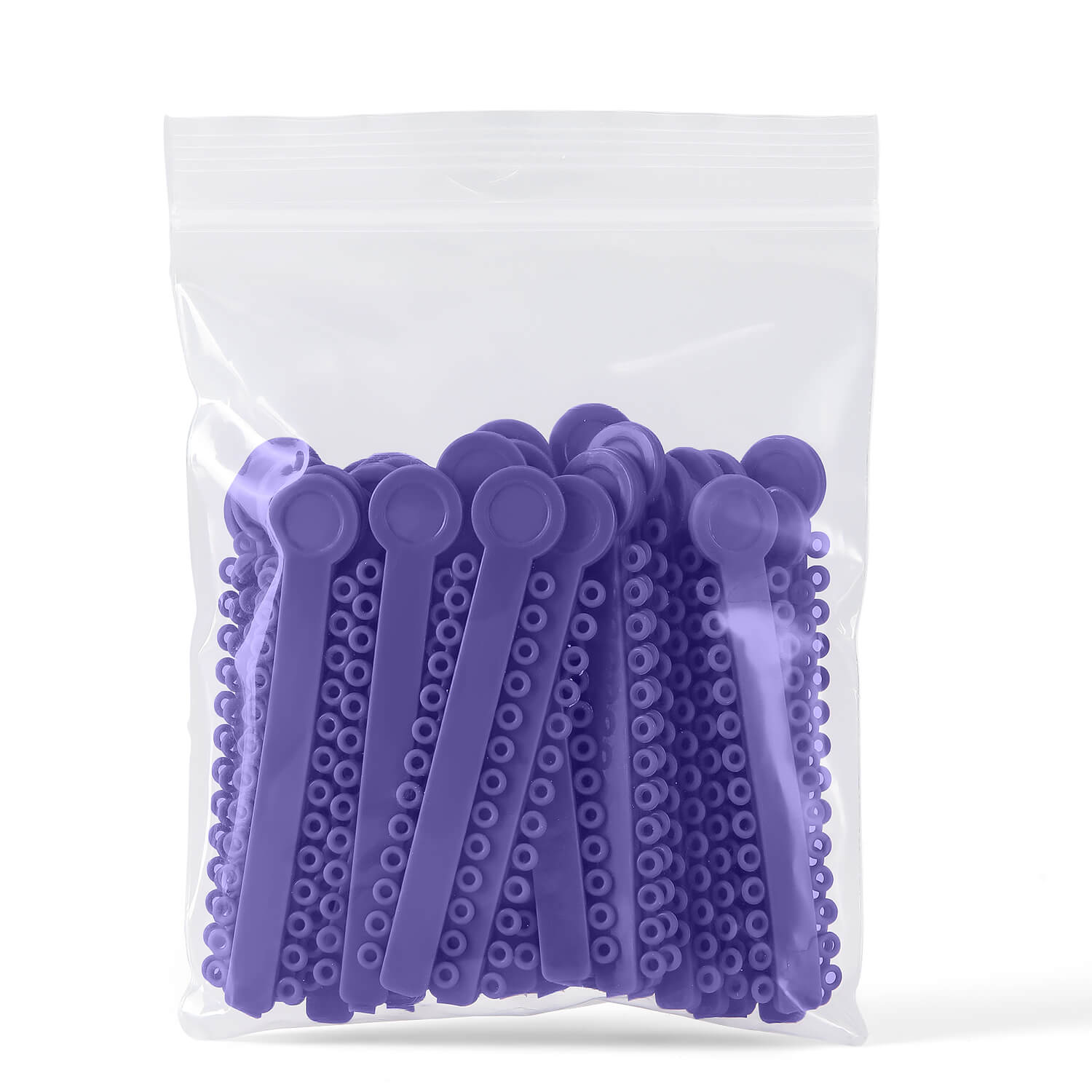 Dental Orthodontic Elastic Ligature Ties Regular 10 Colors 1040 Ties/Bag
