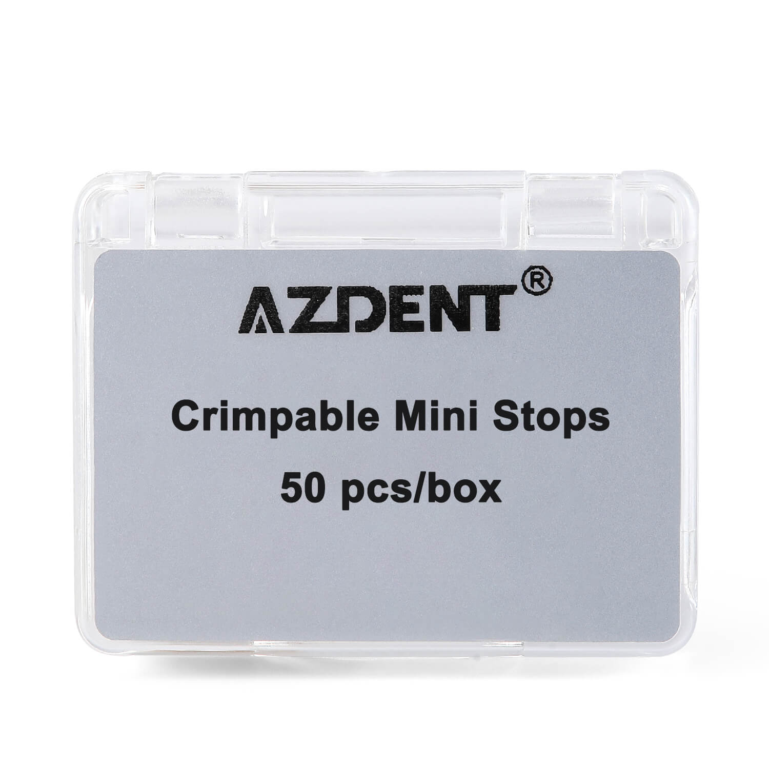 AZDENT Orthodontic Crimpable Mini /Split Stops Universal 50Pcs/Box  - azdentall.com