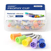 AZDENT Dental Rubber Polishing Prophy Cup Brushes RA2.35mm For Contra-angle Handpiece 100pcs/Box - azdentall.com