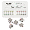 AZDENT Dental Metal Brackets Standard MBT Slot .018 345Hooks 20pcs/Pack - azdentall.com