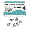 1000pcs AZDENT Dental Orthodontic Metal Brackets Braces Mini Roth .022 Hooks on 345 50 Sets/Box - azdentall.com