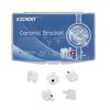 AZDENT Dental Orthodontic Ceramic Bracket Braces Roth 0.018 Hooks On 345 20pcs/Box - azdentall.com