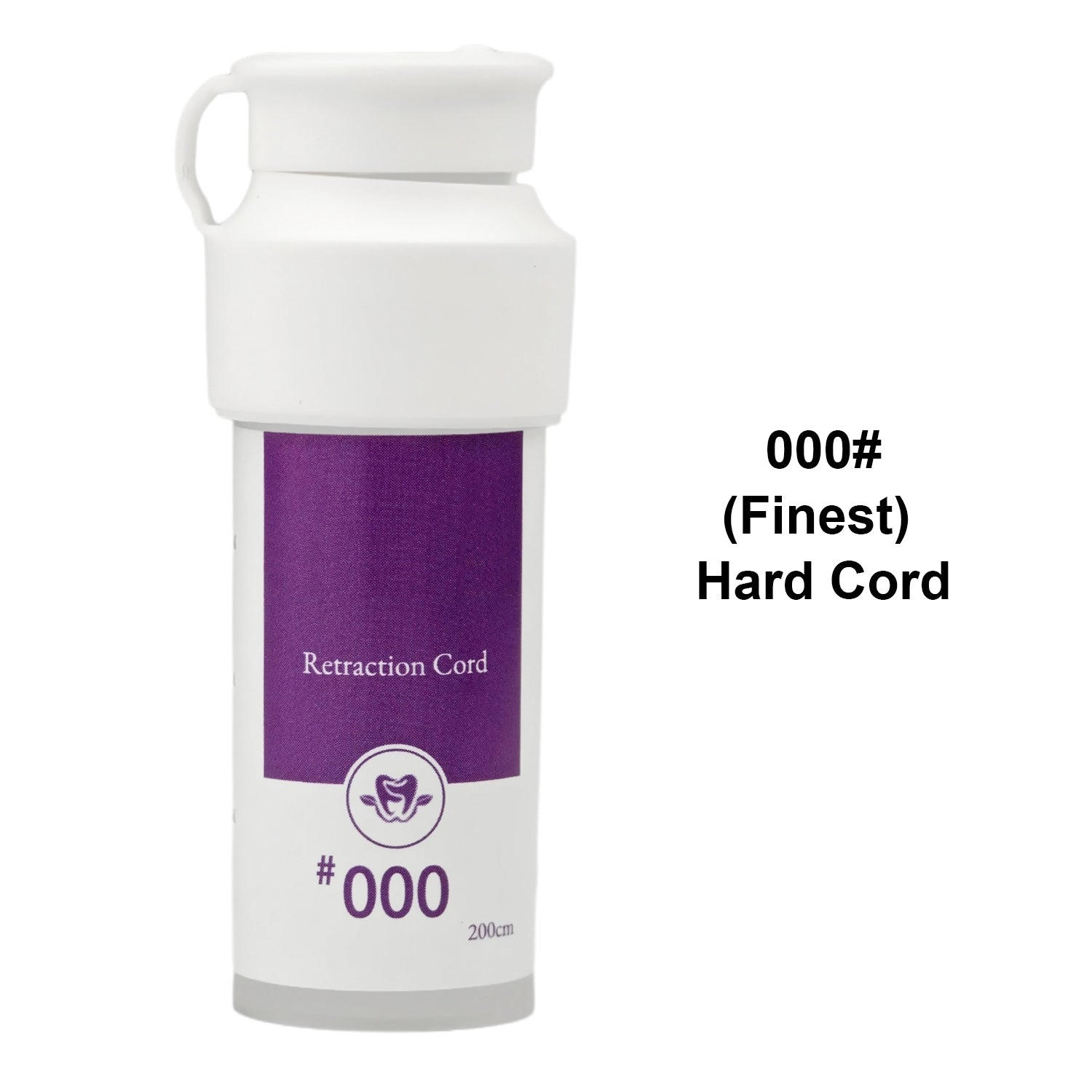 Dental Gingival Retraction Cord Cotton Hard Line #000 2m/Bottle - azdentall.com