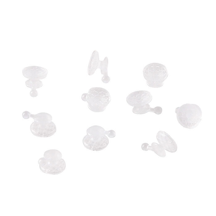 Ceramic Invisalign Buttons AZDENT Dental Lingual Button Bondable Composite Clear Ceramic Round/Re