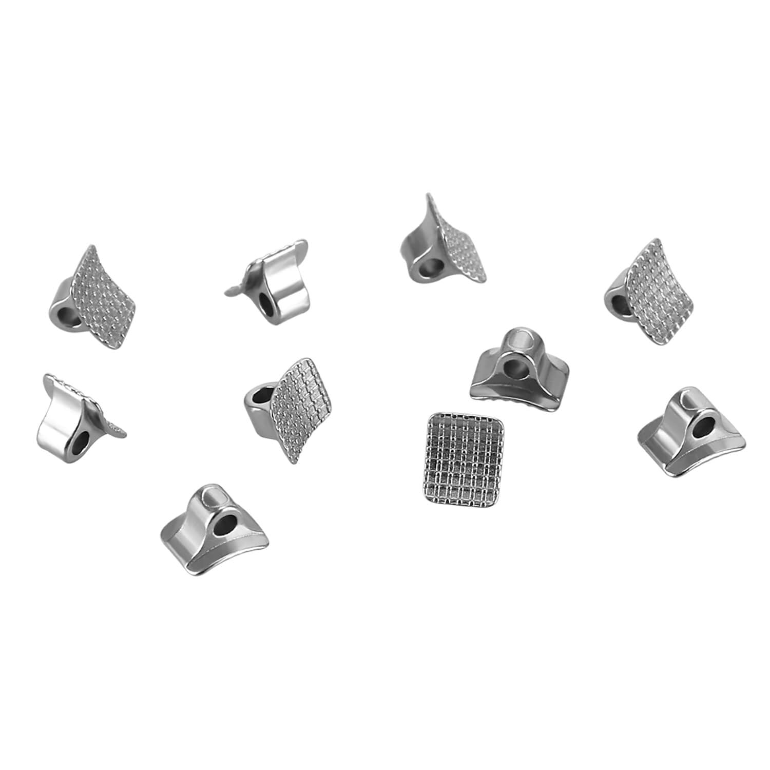 AZDENT Orthodontic Lingual Button Bondable Monoblock Direct Bond Eyelet Rectangular Base 50pcs/Box - azdentall.com