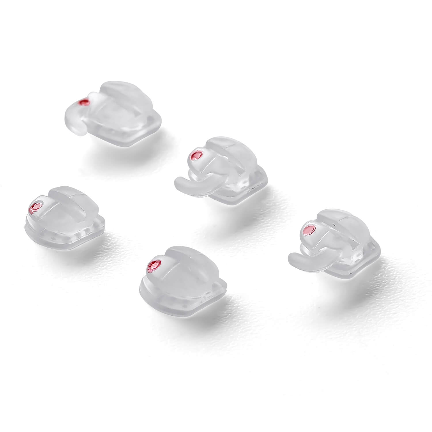 AZDENT Dental Orthodontic Clear Ceramic Brackets Roth/MBT 0.022 Hooks 345 20pcs/Box - azdentall.com