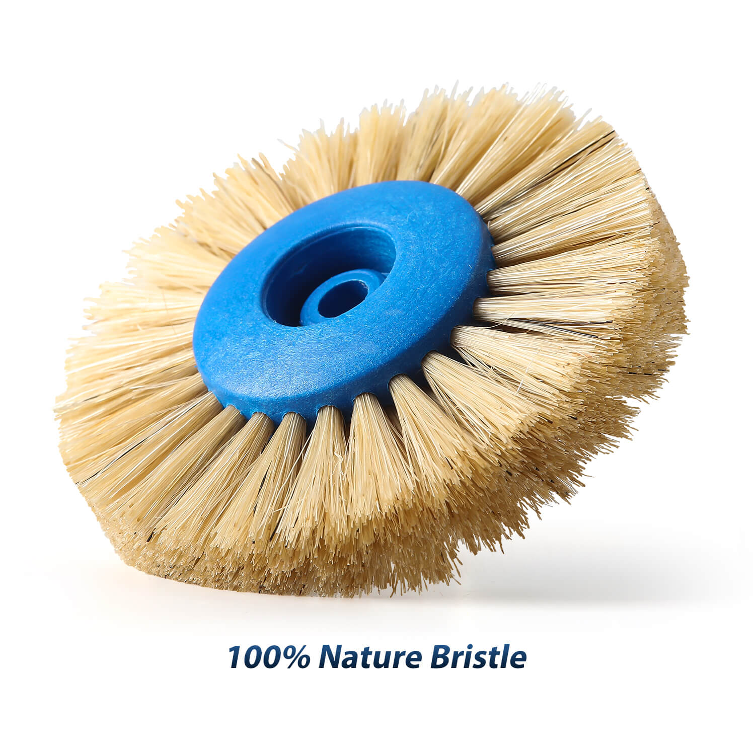 Dental Lab Polishing Brush 4 Rows White Bristle Straight Type - azdentall.com