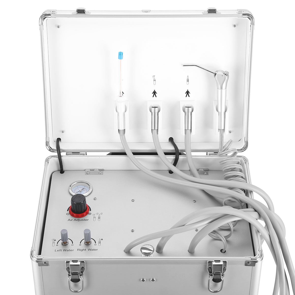 Portable Dental Delivery Unit Air Compressor Suction System 4H BD-401/BD-402 US Portable Dental Delivery Unit Air Compressor Suction System 4H BD-401/BD-402 US