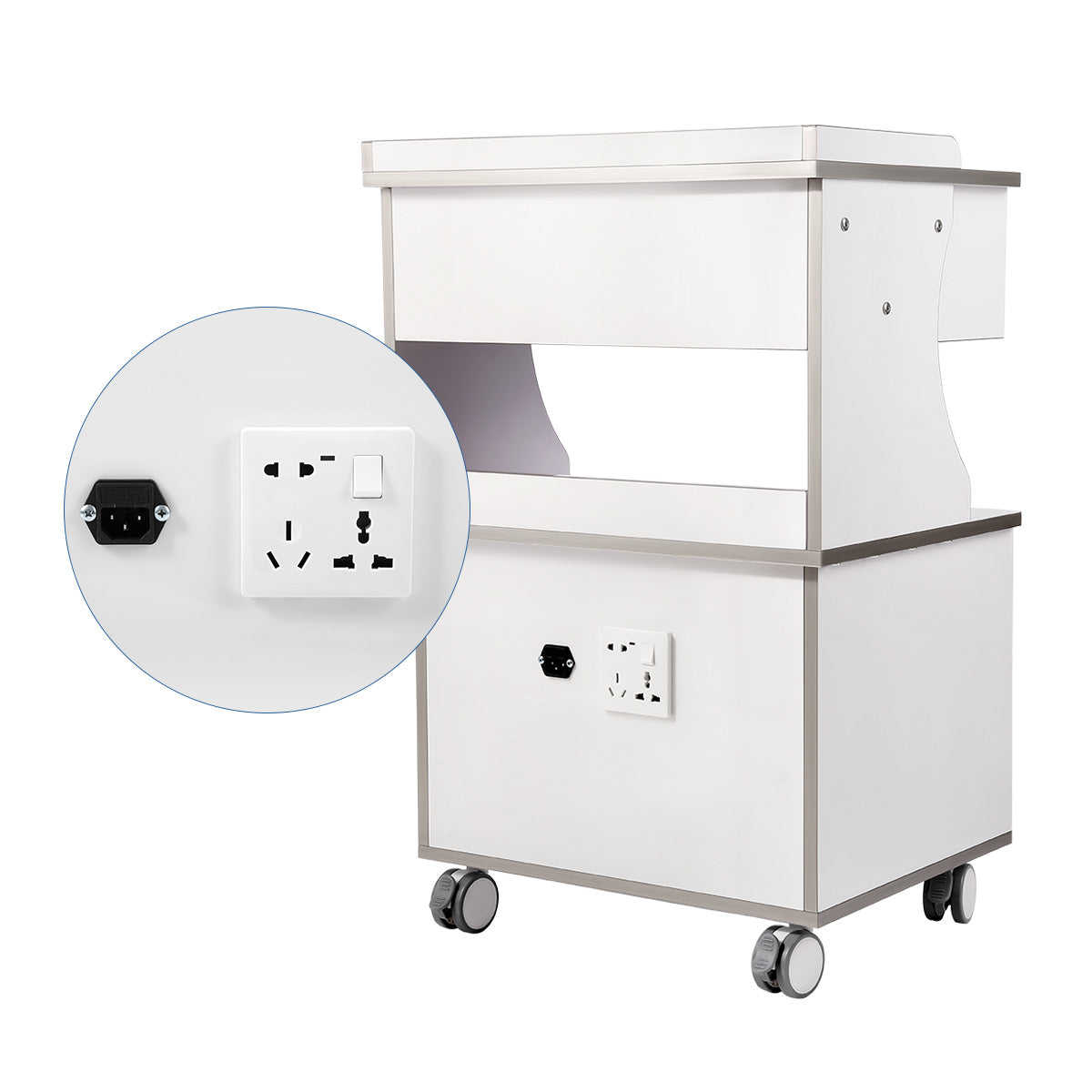 Dental G15 Mobile Cabinet Cart with Three Drawers - azdentall.com