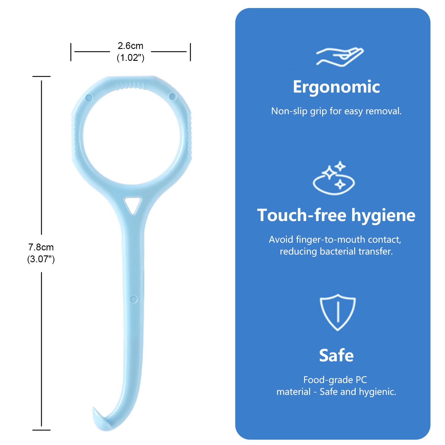 Disposable Orthodontic Brace Extractor Aligner Remover Silicone Stick Individually Package - azdentall.com