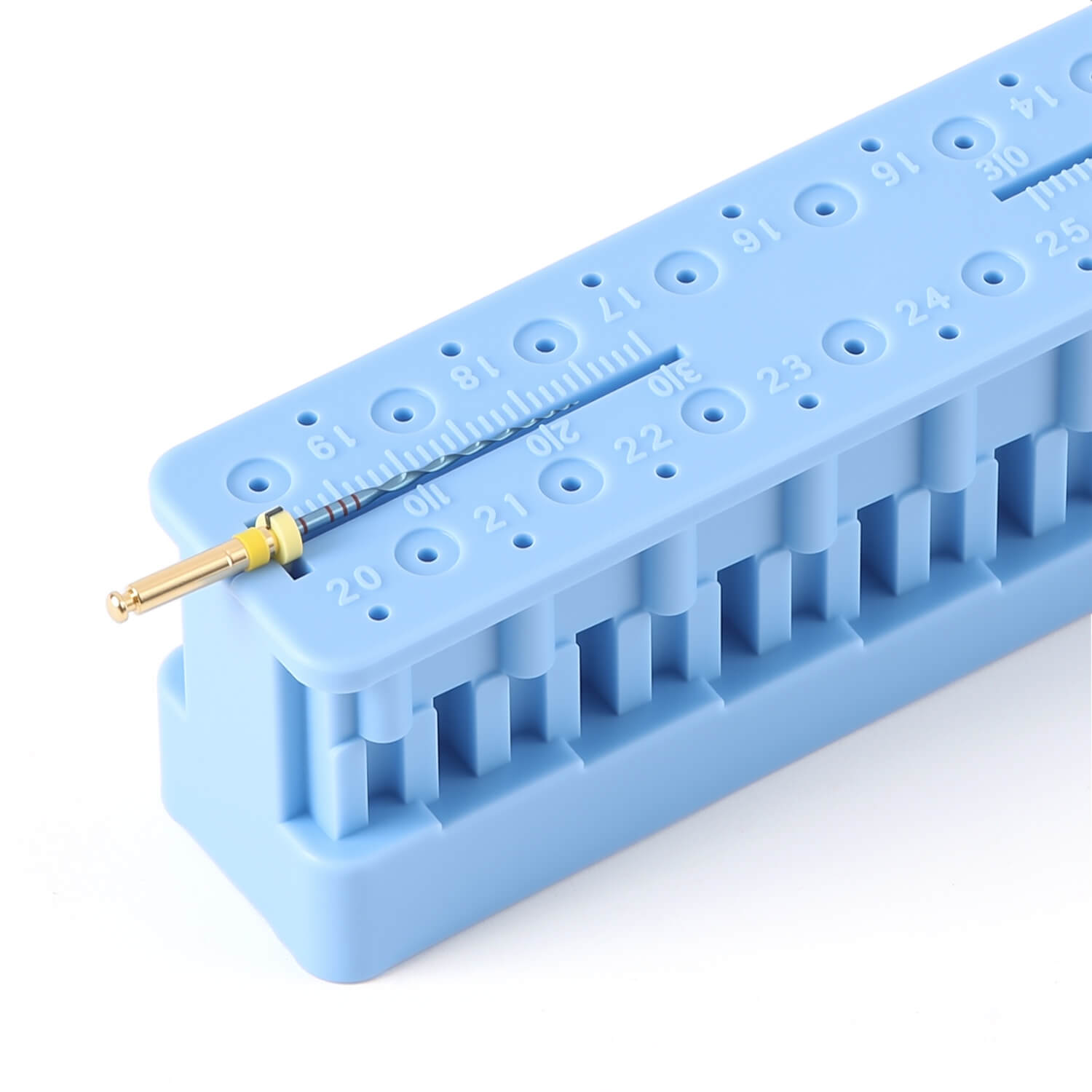 Dental Endo File Holder w/ Measuring Ruler Autoclavable - azdentall.com