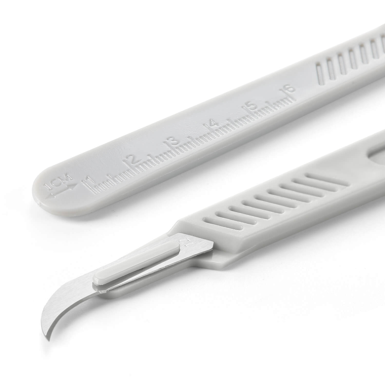 Dental Surgical Sterile Scalpel Blades Carbon with Plastic Handle 10# 11# 12# 15# 10Pcs/Box - azdentall.com