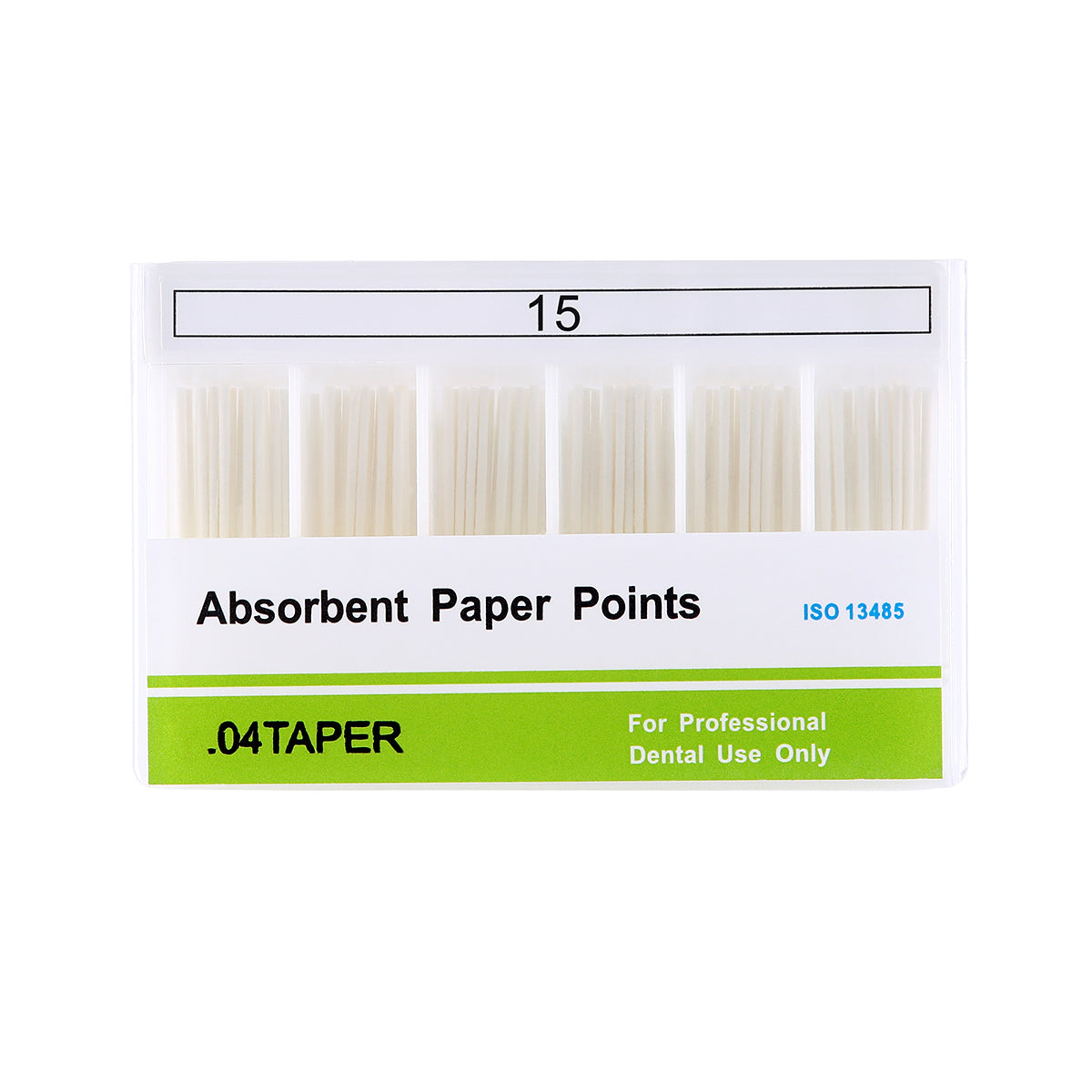 Points En Papier Absorbant AZDENT Pour Endodontie – Conicité 0.04, Tailles #15 à #40 – Stériles Pour Traitement De Canal