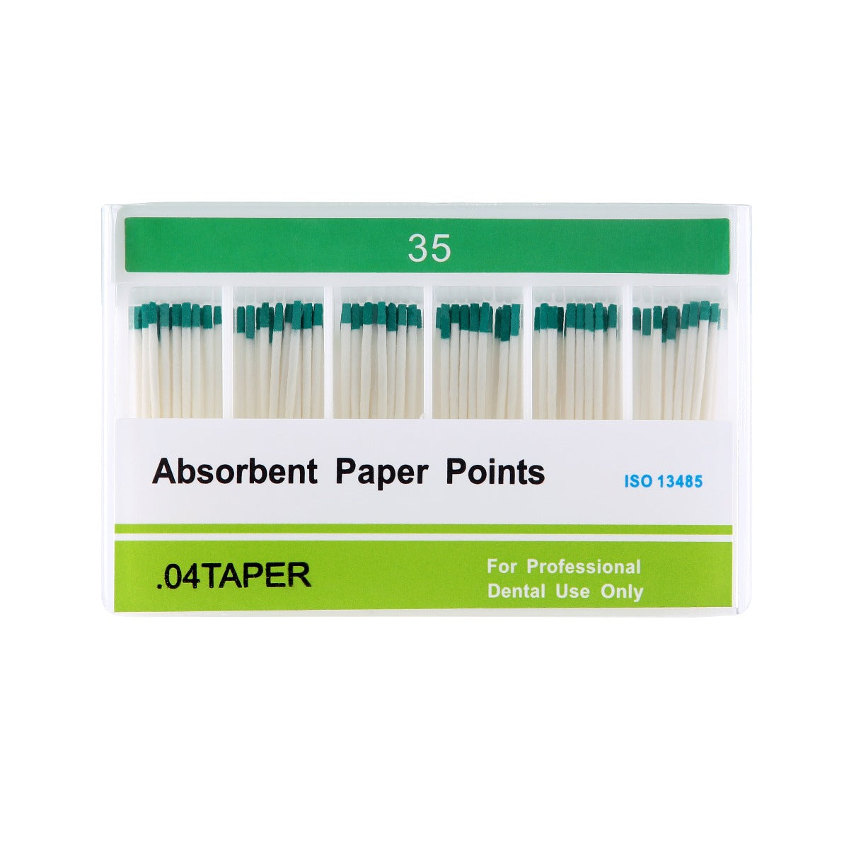 Absorbent Paper Points #35 Taper Size 0.04 Color Coded 100/Box – AZDENT
