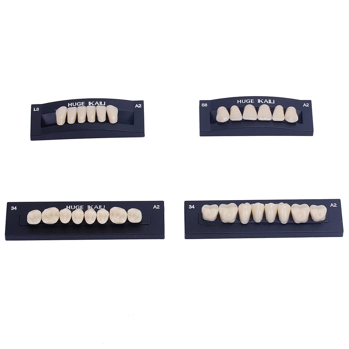 Dental Synthetic Polymer Teeth Resin Denture A1/A2/A3 28 Teeth/Set - azdentall.com