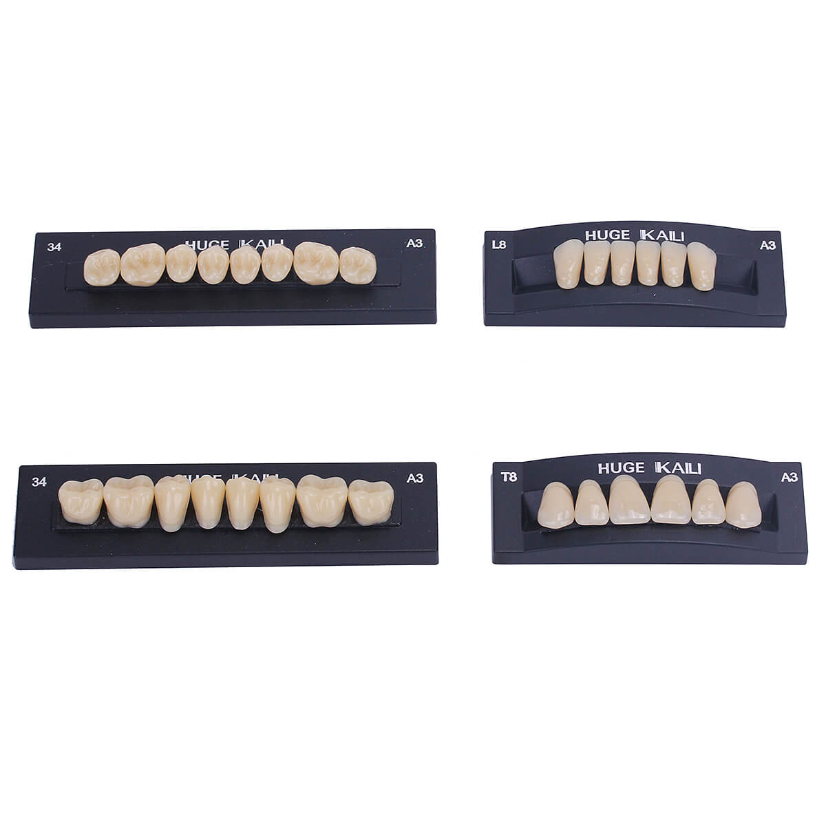 Dental Synthetic Polymer Teeth Resin Denture A1/A2/A3 28 Teeth/Set - azdentall.com
