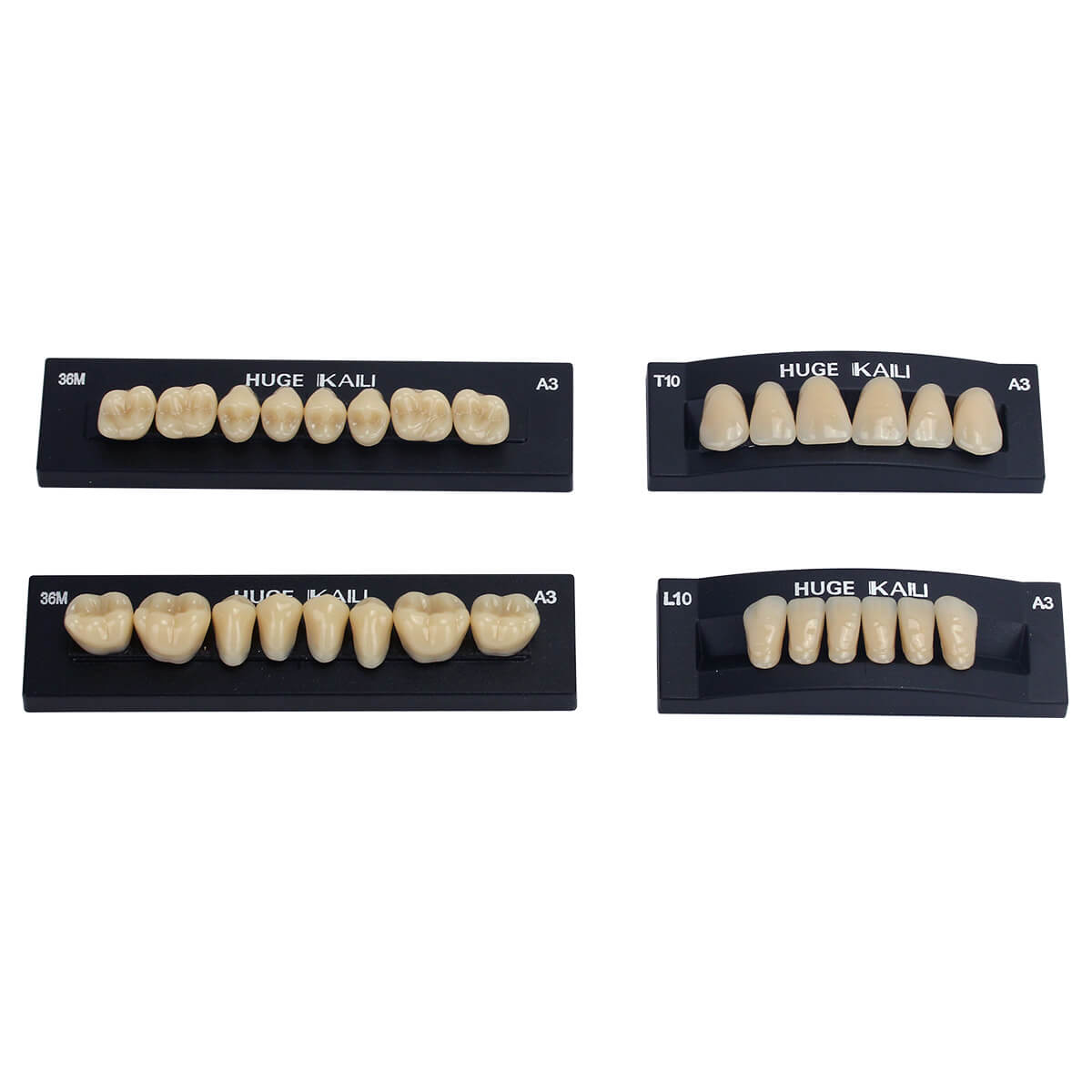Dental Synthetic Polymer Teeth Resin Denture A1/A2/A3 28 Teeth/Set - azdentall.com