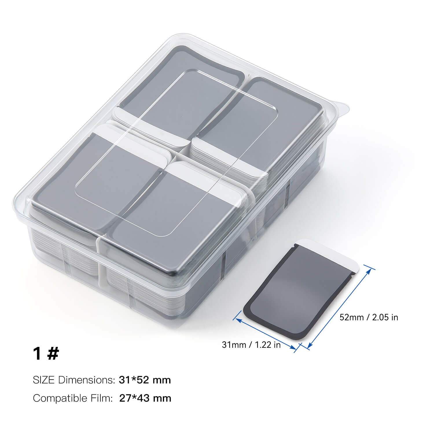 Dental X Ray Barrier Envelopes Phosphor Plate Sleeves Size #0 #1 #2 500pcs/Box - azdentall.com