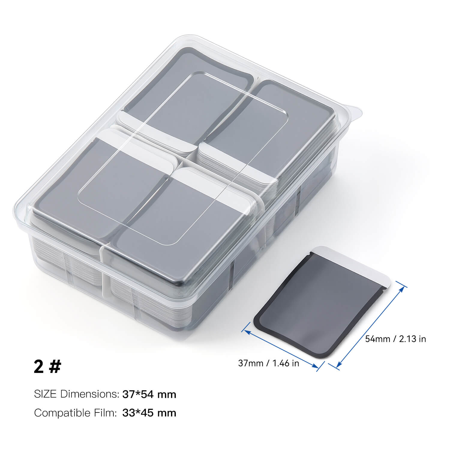Dental X Ray Barrier Envelopes Phosphor Plate Sleeves Size #0 #1 #2 500pcs/Box - azdentall.com